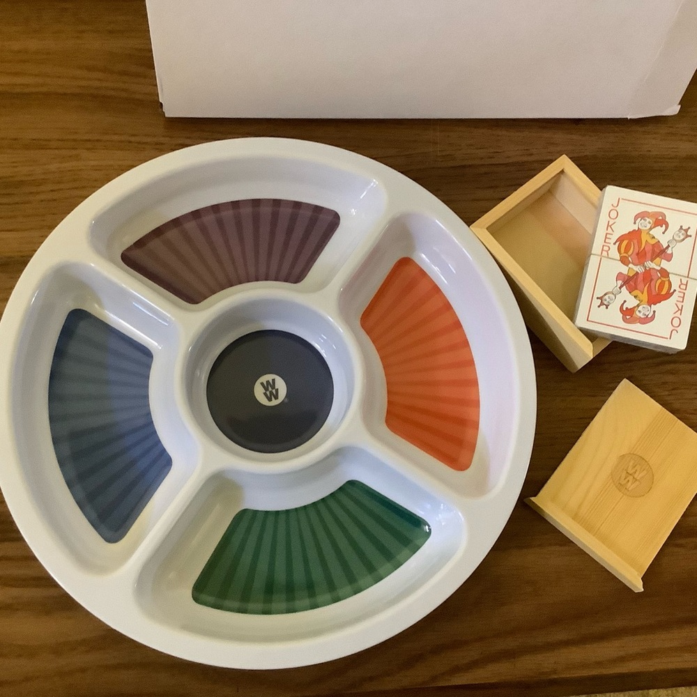 WW Snack tray and Playing Cards